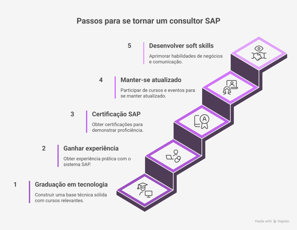 passos para se tornar um Consultor SAP